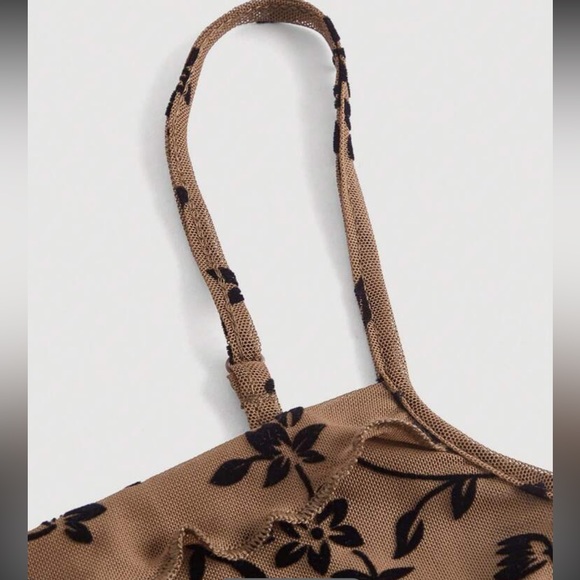 Split floral dress - Picture 4 of 4